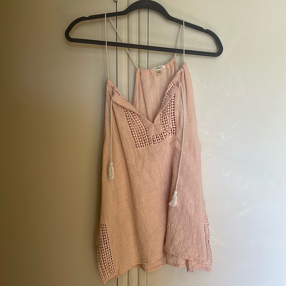 Dylan Pink Cut Out Top - Picture 2 of 5